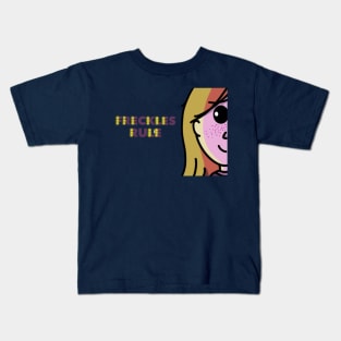 Freckles Rule Kids T-Shirt